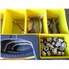 Image 2 : Stanley Plastic Organizer w/ Misc Hardware: Nuts, Washers, Caps, etc