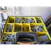 Image 1 : Stanley Plastic Organizer w/ Misc Hardware: Nuts & Bolts, Washers, etc