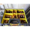 Image 1 : Stanley Plastic Organizer w/ Misc Hardware: Fittings, Connectors, Elbows, etc