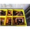 Image 2 : Stanley Plastic Organizer w/ Misc Hardware: Fittings, Connectors, Elbows, etc