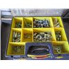 Image 1 : Stanley Plastic Organizer w/ Misc Hardware: Fittings, Nuts & Bolts, Washers, etc
