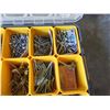 Image 2 : DeWalt Plastic Organizer w/ Misc Hardware: Locks, Screws, etc