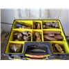 Image 1 : Stanley Plastic Organizer w/ Misc Hardware: Fittings, Connectors, Elbows, etc