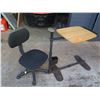 Image 2 : Portable Desk & Rolling Office Chair