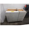 Image 1 : 2 Grey Kitchen Cabinets