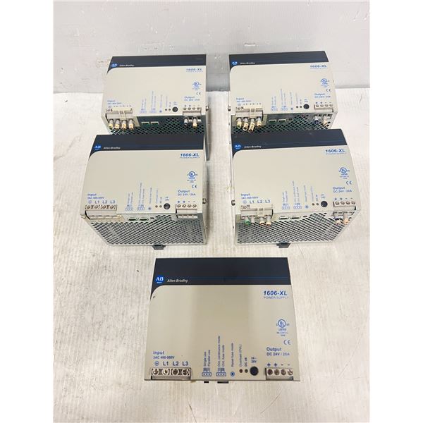 (5) Allen-Bradley #1606-XL480E-3W Power Supplies