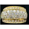 Image 2 : 14K Gold Diamond Ladies Ring Approx 1CT Diamonds