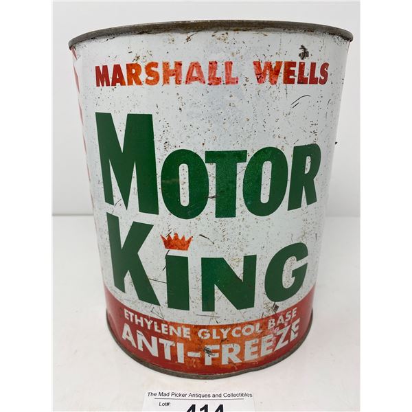 Marshall Wells Motor King Anti Freeze 1 Gallon Can