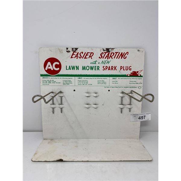 Ac Delco Lawn Mower Spark Plug Store Display Rack