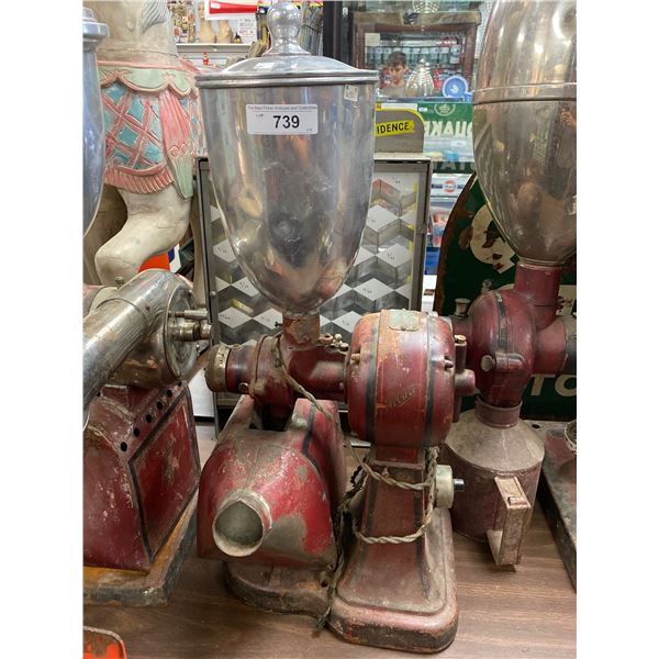 Early Cast Iron Hobart Coffee Grinder