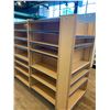 Image 2 : Retail Shelving Unit, 3 Sided with 15 adjustable Shelves, 74"Lx34W"x64"H