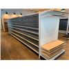 Image 2 : Gondola Shelving with 5 Shelves 7ft x 3 ft - Bidding one one section x 8 sections in the complete di