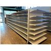 Image 4 : Gondola Shelving with 5 Shelves 7ft x 3 ft - Bidding one one section x 8 sections in the complete di
