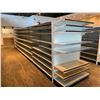 Image 2 : Gondola Shelving with 5 Shelves 7ft x 3 ft - Bidding one one section x 7 sections in the complete di