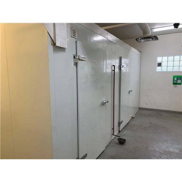 McKinley & Taylor Walk in Freezer/Cooler Combo.129"x199"x8FtH Cooler inside Measure: 10ftx10ft, Free