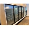 Image 2 : Hussman RLN-3 - 6 Door Reach in Display Freezer includes remote condensing unit - - recently service