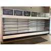 Image 1 : Hussman 16 ft Open Case Self Contained Refrigerated Display Unit includes condensing unit mounted on