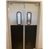 Image 1 : Set of Chase Aluminum Swinging Stock Room Doors with brackets 4ft x 7ft