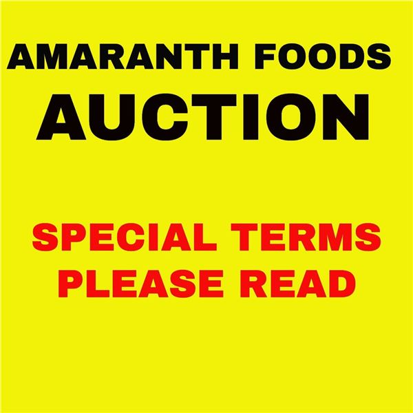 SPECIAL TERMS & CONDITIONS - PLEASE READ