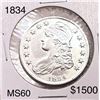 Image 1 : 1834 Capped Bust Half Dollar UNCIRCULATED