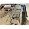 Image 1 : GROUP OF 4 CLEAR ACRYLIC LUNCH ROOM CHAIRS