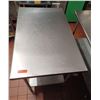 Image 2 : Stainless Steel Kitchen Work Table w/ Undershelf 48" x 30”