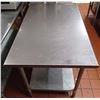 Image 4 : Stainless Steel Kitchen Work Table w/ Undershelf 48" x 30”