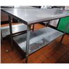 Image 1 : Stainless Steel Kitchen Work Table w/ Undershelf 60" x 30”