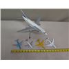 Image 8 : Qty 5 Model Airplanes: Transaero on Stand, Swissair, Lufthansa, etc