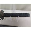 Image 8 : Stainless 440 Steel Sword w/ Carved Hilt & Sheath 42"L (Stand not included)