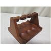 Image 2 : Kaywoodie Wooden Pipe Stand for 6 Pipes 7"x5.5"x4.5"H