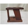 Image 2 : Wooden Pipe Stand for 3 Pipes 5"x3"x4.5"H