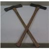 Image 1 : Vintage Mann Edge Tool Co. True American Double Bit & Plumb Axes 34"L