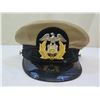 Image 2 : Bancroft Military Cap US Navy Officer Size 7-3/8