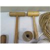 Image 2 : Sailor Rigging Tools: Mallets, Awls, Rope, Fine Thread, etc