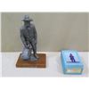 Image 1 : Metal Soldier w/ Saddle Figure & Series 77 Miniatures Ulysses S. Grant 1964