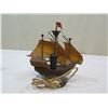 Image 2 : Vintage "Nina" Sailing Ship Lamp 8"L