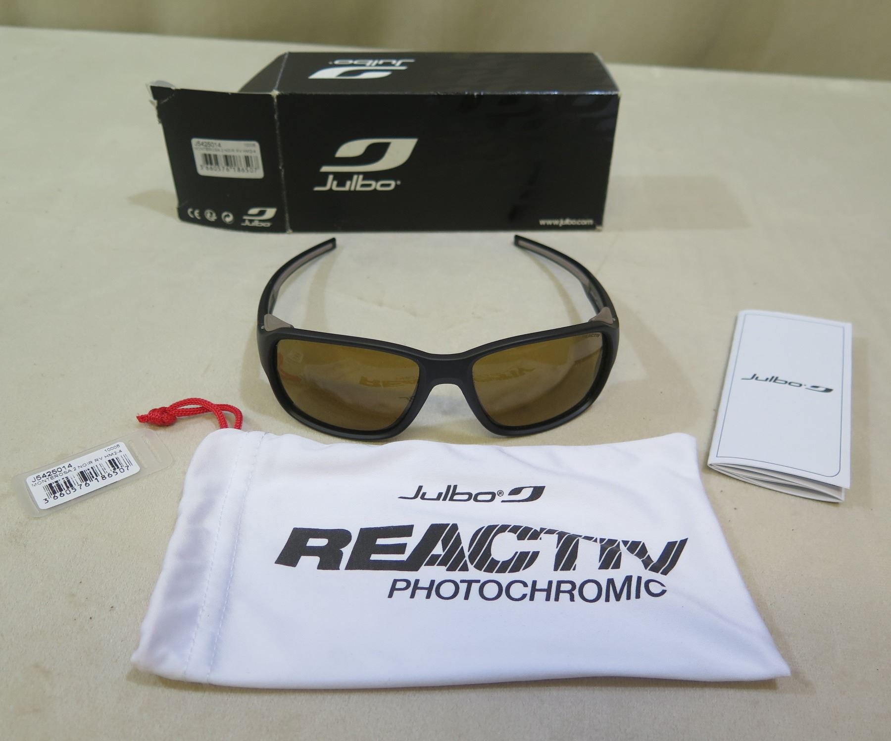 Julbo Case Julbo Reactiv Photochromic Sunglasses Made in France w/ Case in Box