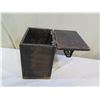 Image 2 : Vintage Shoe Shine Box 10"x6"x11"H