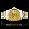 Rolex DateJust YG/SS Diamond 36MM Wristwatch