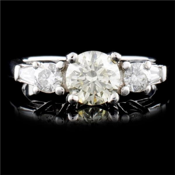 18K White Gold 1.15ctw Diamond Ring