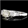 Image 2 : 18K White Gold 1.15ctw Diamond Ring