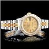 Image 2 : Rolex YG/SS DateJust 2.00ct Diamond Ladies Wristwa