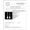 Image 3 : 14K Gold 0.86ctw Diamond Earrings