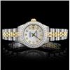 Image 1 : Rolex YG/SS DateJust Ladies 1.00ct Diamond Watch