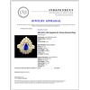 Image 5 : 18K Gold 2.18ct Sapphire & 1.91ctw Diamond Ring