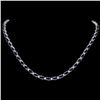 Image 1 : 14k Gold 25.00ct Sapphire & 1.00ct Diamond Neckla