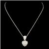 14K Gold 0.46ctw Diamond Pendant