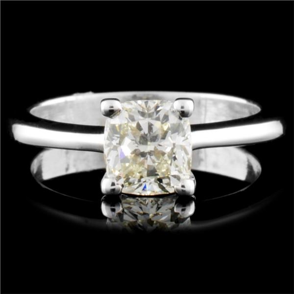 18K White Gold 1.21ct Solitaire Diamond Ring