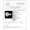 Image 4 : 18k White Gold 1.42ctw Fancy Yellow Diamond Ring